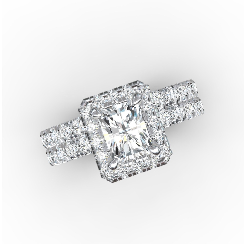 Diamond Engagement ring - Picture 1 of 5